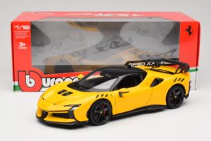 Ferrari SF90 XX Stradale Giallo Modena Bburago 1:18 18-16020Y メタル - 画像 8/8