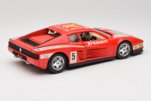 Ferrari Testarossa Brummel #5 レッド 1984 Bburago 1:18 3004-P1 メタル - 画像 3/8