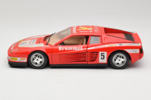 Ferrari Testarossa Brummel #5 レッド 1984 Bburago 1:18 3004-P1 メタル - 画像 4/8