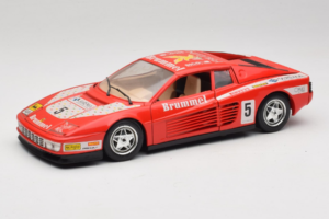 Ferrari Testarossa Brummel #5 レッド 1984 Bburago 1:18 3004-P1 メタル