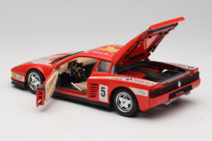 Ferrari Testarossa Brummel #5 レッド 1984 Bburago 1:18 3004-P1 メタル - 画像 5/8