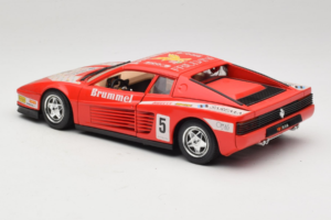 Ferrari Testarossa Brummel #5 レッド 1984 Bburago 1:18 3004-P1 メタル - 画像 7/8
