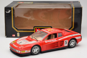 Ferrari Testarossa Brummel #5 レッド 1984 Bburago 1:18 3004-P1 メタル - 画像 8/8