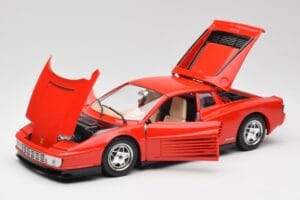 Ferrari Testarossa レッド Bburago 1:18 3019 メタル - 画像 2/8