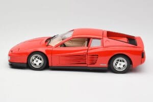 Ferrari Testarossa レッド Bburago 1:18 3019 メタル - 画像 4/8