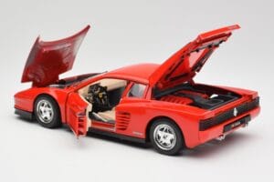Ferrari Testarossa レッド Bburago 1:18 3019 メタル - 画像 5/8