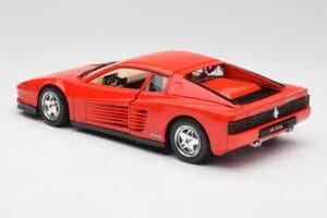 Ferrari Testarossa レッド Bburago 1:18 3019 メタル - 画像 7/8