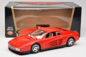 Ferrari Testarossa レッド Bburago 1:18 3019 メタル - 画像 8/8