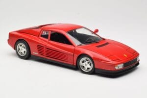 Ferrari Testarossa レッド Hot Wheels 1:18 23918 メタル - 画像 6/8