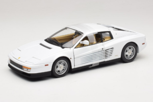 Ferrari Testarossa ホワイト Miami Vice Hot Wheels 1:18 P9904 メタル