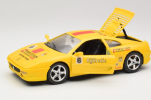 Ferrari F355 Berlinetta レーシングイエロー Solido 1:18 9009-Y1 メタル - 画像 2/8