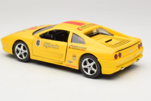 Ferrari F355 Berlinetta レーシングイエロー Solido 1:18 9009-Y1 メタル - 画像 7/8