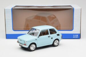 Fiat 126 ライトブルー MCG 1:18 MCG18415 メタル - 画像 6/6