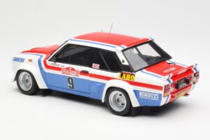 Fiat 131 Abarth Fiat France #9 J-C. Andruet / C. Delferrier Winner Rally Sanremo 1977 Kyosho 1:18 08375A メタル - 画像 7/8