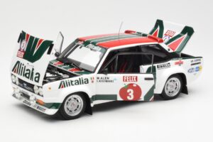 Fiat 131 Abarth #3 M. Alen / I. Kivimaki Winner Rally 1000 Lakes 1980 Kyosho 1:18 08376H メタル - 画像 2/8