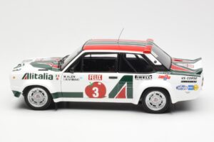 Fiat 131 Abarth #3 M. Alen / I. Kivimaki Winner Rally 1000 Lakes 1980 Kyosho 1:18 08376H メタル - 画像 4/8