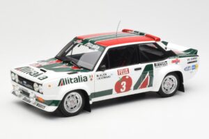Fiat 131 Abarth #3 M. Alen / I. Kivimaki Winner Rally 1000 Lakes 1980 Kyosho 1:18 08376H メタル