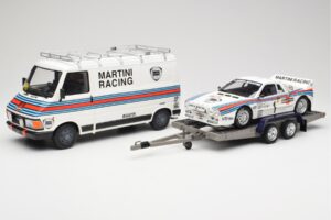 Fiat 242 & Lancia 037 Group B #1 W. Rohrl / C. Geistdorfer Rally Monte Carlo 1983 Otto 1:18 OT360 レジン
