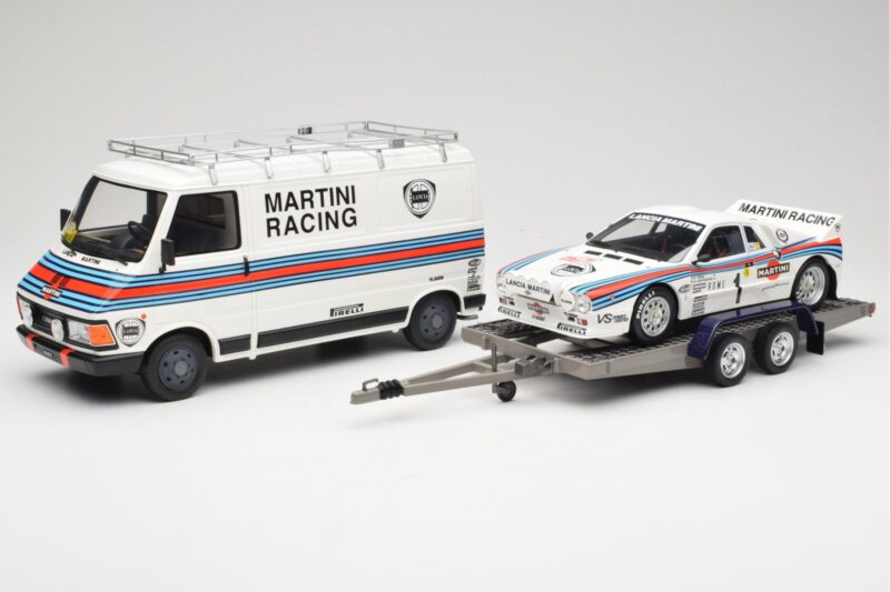 Fiat 242 & Lancia 037 Group B #1 W. Rohrl / C. Geistdorfer Rally Monte Carlo 1983 Otto 1:18 OT360 レジン