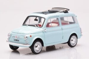 Fiat 500 Giardiniera アクアマリナ ブルー Norev 1:18 187742 メタル