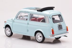Fiat 500 Giardiniera アクアマリナ ブルー Norev 1:18 187742 メタル - 画像 7/7