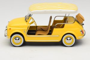 Fiat 500 Jolly イエロー Norev 1:18 187790 メタル - 画像 3/6