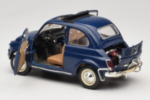 Fiat 500 L ブルー Bburago 1:18 3327 メタル - 画像 5/8