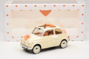Fiat 500 L アイボリー Wedding Gift Norev 1:18 187780 メタル - 画像 6/6
