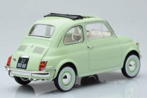 Fiat 500 L ライトグリーン Norev 1:18 187773 メタル - 画像 2/6