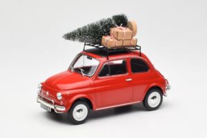 Fiat 500 L レッド Christmas Norev 1:18 187779 メタル
