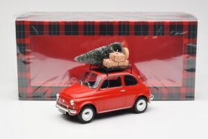 Fiat 500 L レッド Christmas Norev 1:18 187779 メタル - 画像 6/6