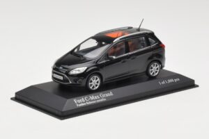 Ford C-Max Grand ブラックメタリック Minichamps 1:43 400089100 メタル - 画像 2/4