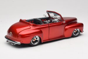 Ford Cabriolet Red Metallic Road Signature 1:18 30028 メタル - 画像 3/8
