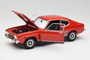 Ford Capri Mk1 1700 GT レッド Minichamps 1:18 180089001 メタル - 画像 2/8