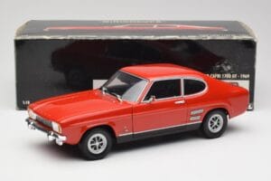 Ford Capri Mk1 1700 GT レッド Minichamps 1:18 180089001 メタル - 画像 8/8