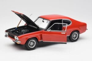 Ford Capri Mk1 2600 RS レッド ブラック Minichamps 1:18 180089071 メタル - 画像 2/8