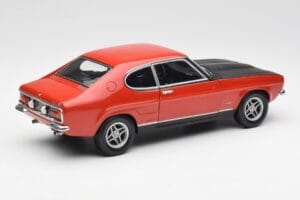 Ford Capri Mk1 2600 RS レッド ブラック Minichamps 1:18 180089071 メタル - 画像 3/8