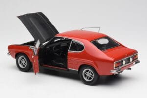 Ford Capri Mk1 2600 RS レッド ブラック Minichamps 1:18 180089071 メタル - 画像 5/8