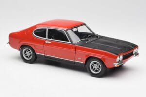 Ford Capri Mk1 2600 RS レッド ブラック Minichamps 1:18 180089071 メタル - 画像 6/8