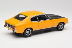 Ford Capri 2600 RS シグナルイエロー ブラック Minichamps 1:18 180089070 メタル - 画像 3/8