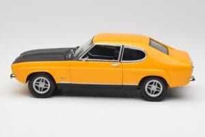 Ford Capri 2600 RS シグナルイエロー ブラック Minichamps 1:18 180089070 メタル - 画像 4/8
