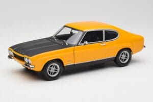 Ford Capri 2600 RS シグナルイエロー ブラック Minichamps 1:18 180089070 メタル