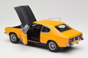 Ford Capri 2600 RS シグナルイエロー ブラック Minichamps 1:18 180089070 メタル - 画像 5/8