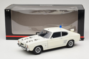 Ford Capri Autobahnpolizei Dusseldorf Minichamps 1:18 150089090 メタル - 画像 8/8