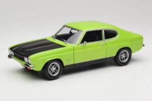Ford Capri Mk1 RS 2600 グリーン & ブラック Minichamps 1:18 150089075 メタル