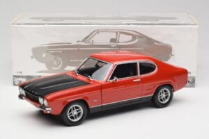 Ford Capri Mk1 RS 2600 レッド & ブラック Minichamps 1:18 150089076 メタル - 画像 8/8