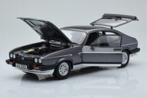 Ford Capri Mk3 2.8 Injection RHD グラファイトグレー Norev 1:18 182725 メタル - 画像 2/8
