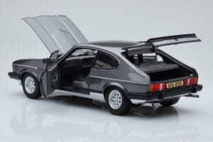 Ford Capri Mk3 2.8 Injection RHD グラファイトグレー Norev 1:18 182725 メタル - 画像 5/8