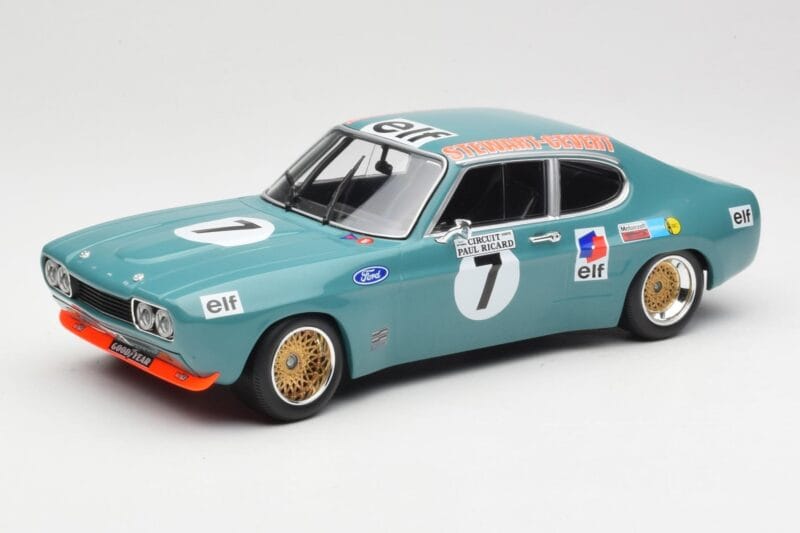 Ford Capri Mk1 RS 2600 #7 J. Stewart / F. Cevert Ford Köln 6 Hours of Paul Ricard 1972 Minichamps 1:18 155728507 メタル