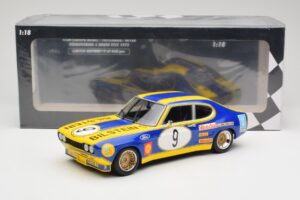 Ford Capri Mk1 RS 2600 #9 K. Fritzinger / H. Heyer Team Europa Möbel 6 Hours of Nürburgring ETCC 1973 Minichamps 1:18 1557385 - 画像 6/6